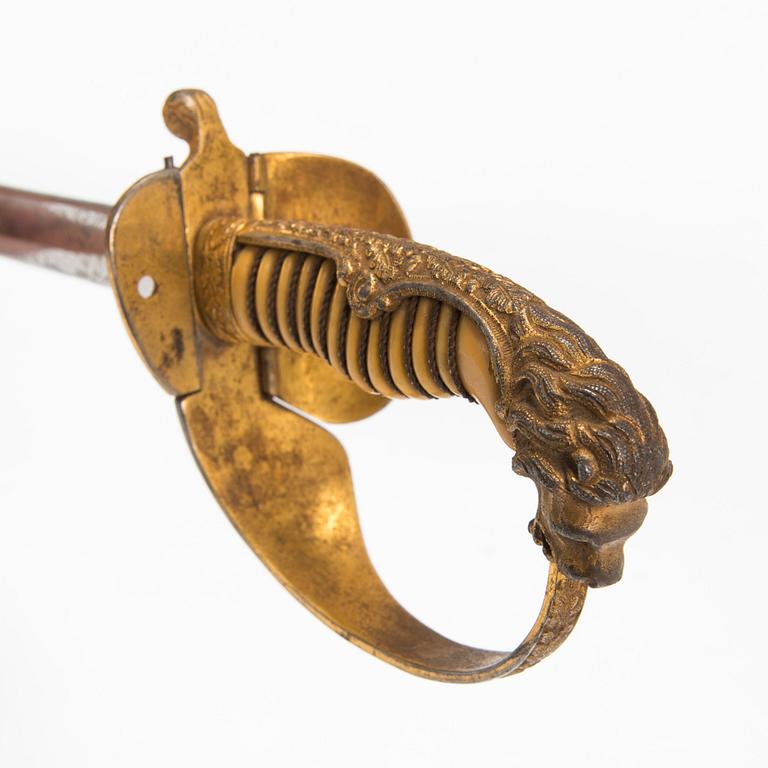 A naval officer Sabre, M1890, Germany.
