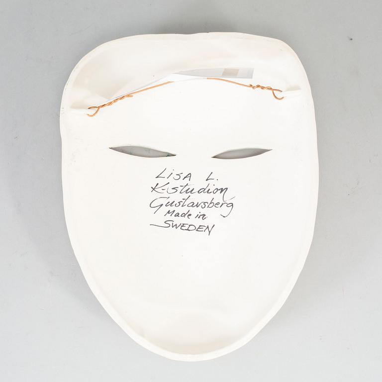 LISA LARSON, mask, stengods, K-Studion, Gustavsberg.