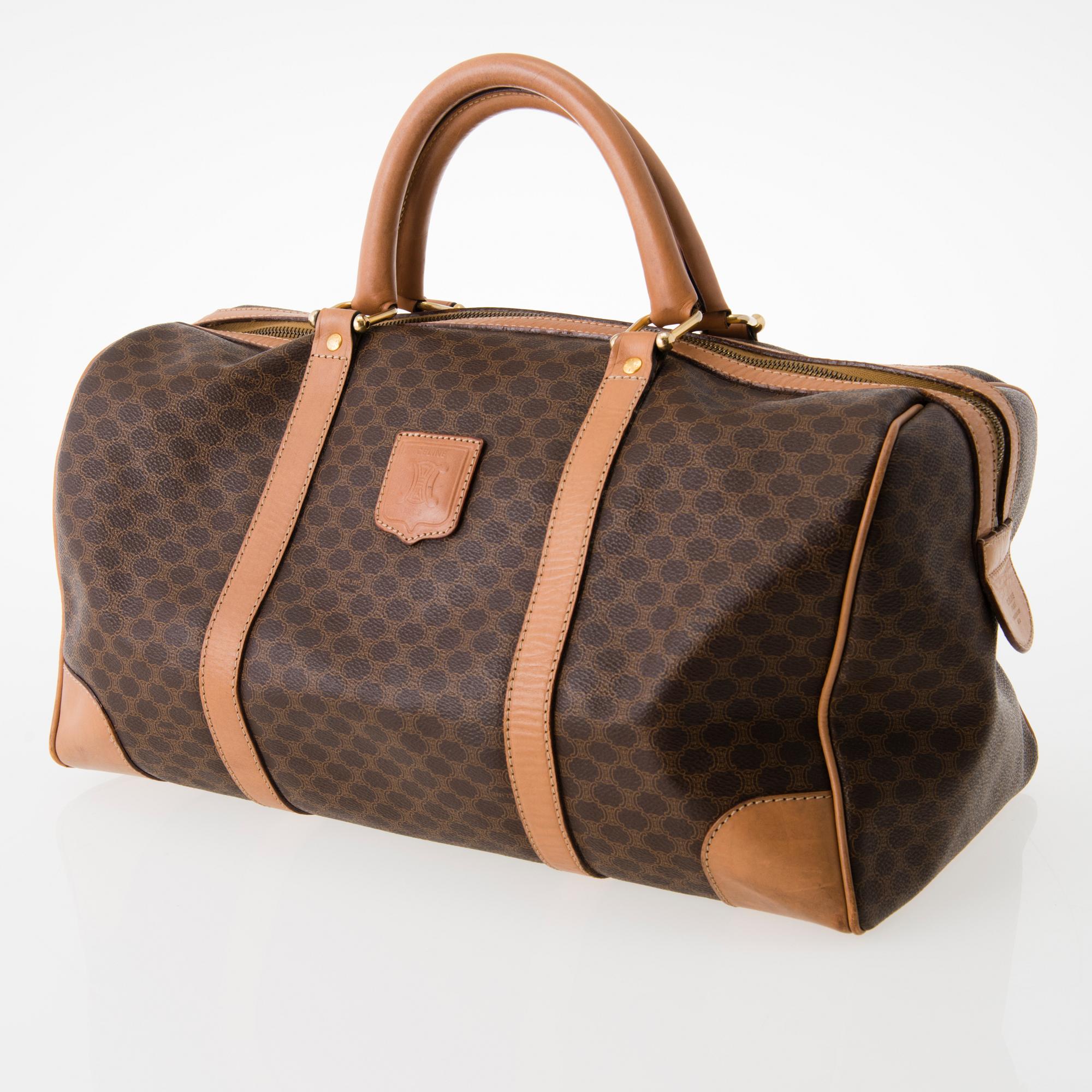 CÉLINE Macadam Boston 40 Bag.