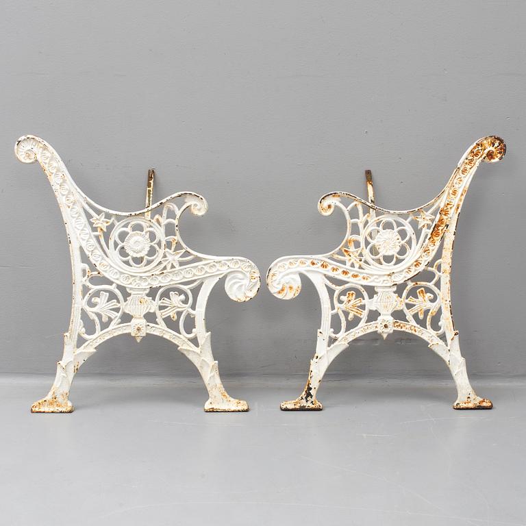 SOFFGAVLAR, gjutjärn, 1900-tal.