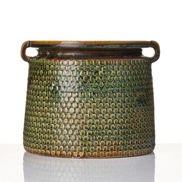 Stig Lindberg, a stoneware urn, Gustavsberg Studio 1967.