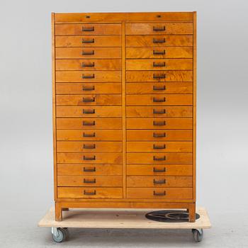 A filing cabinet, mid-20th Century.