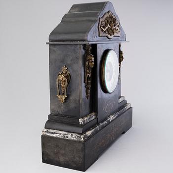 A Japy Frères mantel clock, late 19th Century.