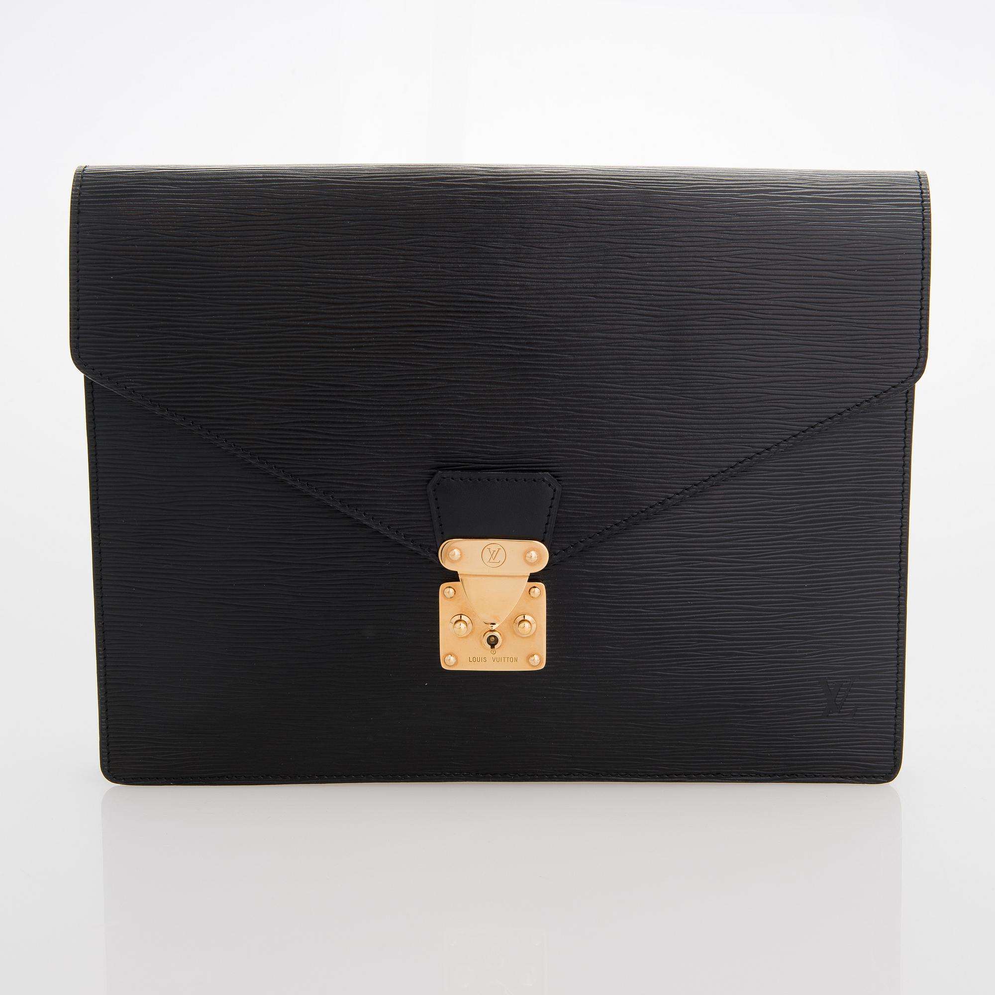 Louis Vuitton, Epi Leather 'Porte Documents Senateur' clutch.