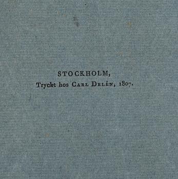 JOHAN WILHELM PALMSTRUCH, "Svensk Botanik, vol I-V. 1803-1805.
