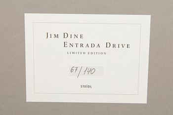 Jim Dine, litografi och bok signerade och numrerade 67/140.