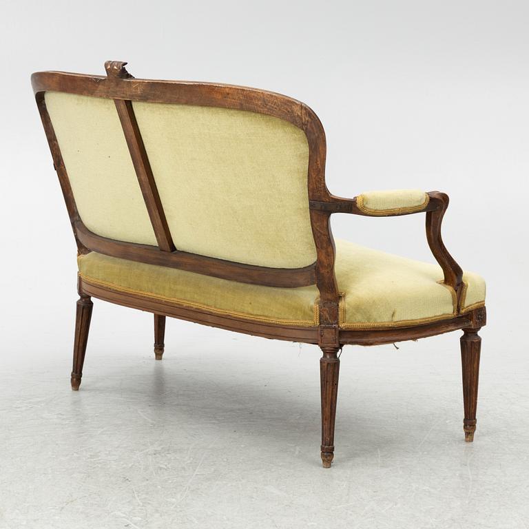 Soffa, Louis XVI, Frankrike, 1800-tal.