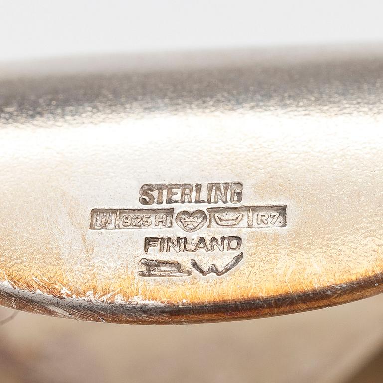 BJÖRN WECKSTRÖM, A sterling silver bracelet "Man from Mercury". Lapponia 1970.