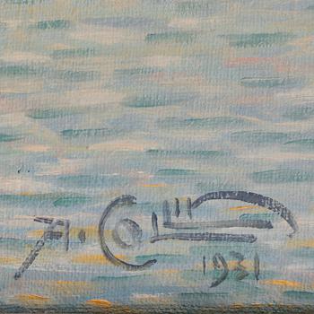 ALFRED COLLIN, olja på duk, sign och 1931.