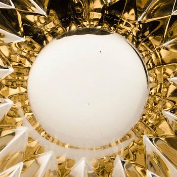 Aimo Okkolin, CRYSTAL VASES, 3 PCS.