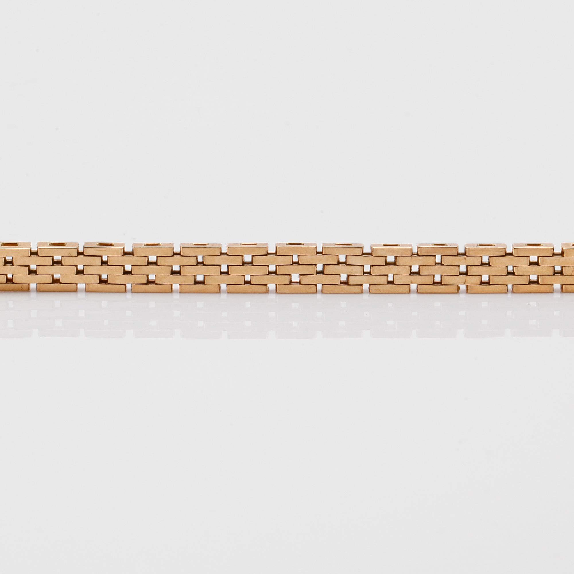 ARMBAND, 18K guld, svenska stämplar, 1977. Vikt ca 19 g.