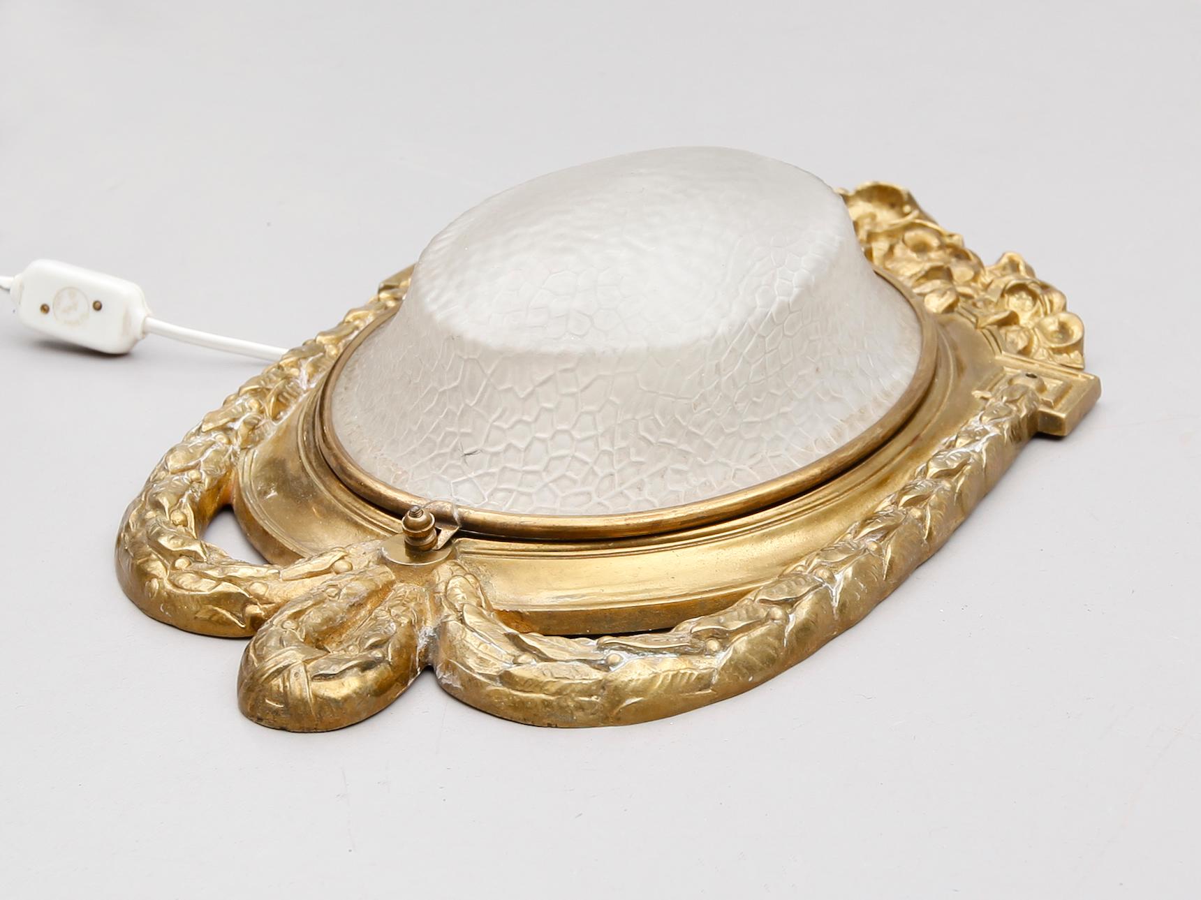 VÄGGLAMPA, gustaviansk stil, 1900-talets mitt.