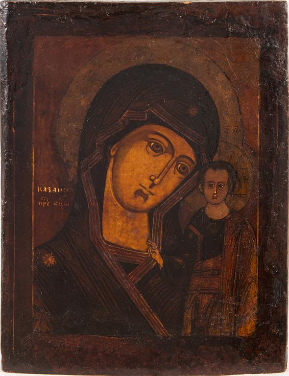 A Russian icon, latter half of 19th century.