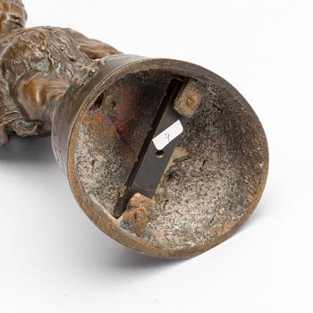 OTTO LASERZ, skulptur signerad och daterad Wien 20, patinerad brons.