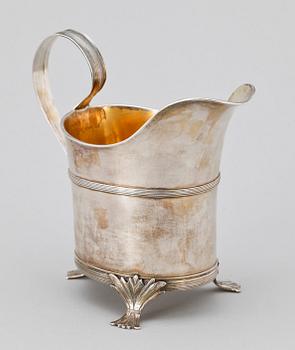 GRÄDDKANNA, silver, Bengt Walquist, Jönköping, 1816.
