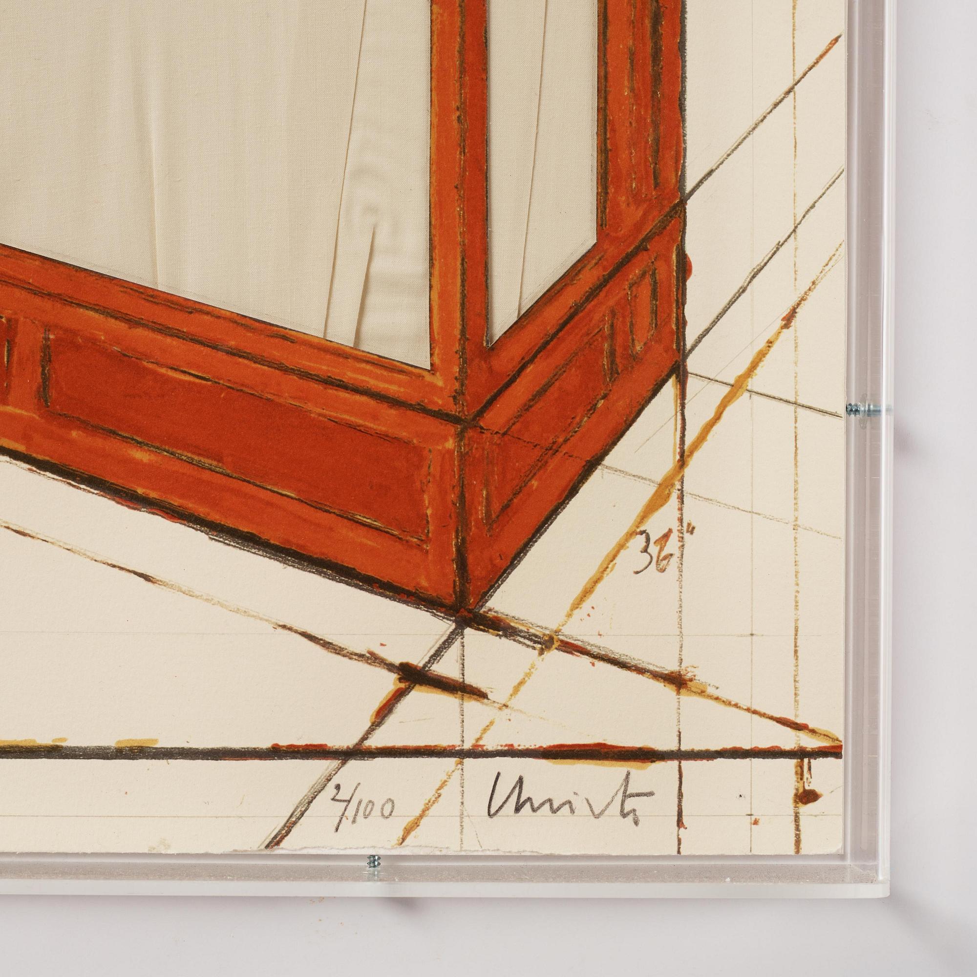 Christo Vladimirov Javacheff, "Orange Store Front, Project".