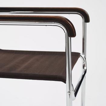 Marcel Breuer, most likely an intermediate version of  model "B-11", Thonet ca 1929-30.