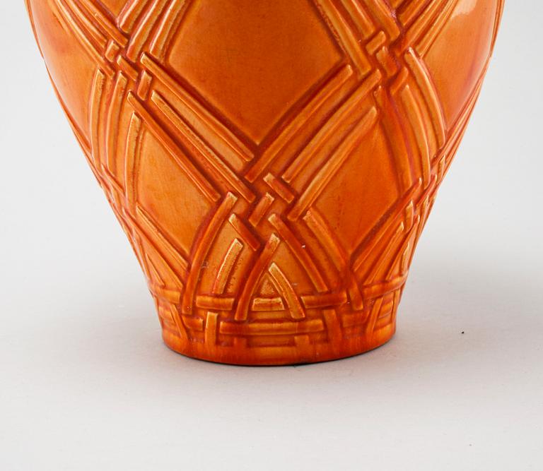 An earthenware vase from Rörstrand, early 20th century.