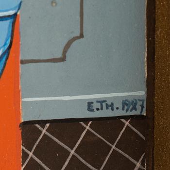 ESAIAS THORÉN, gouache, signed and dated 1927.