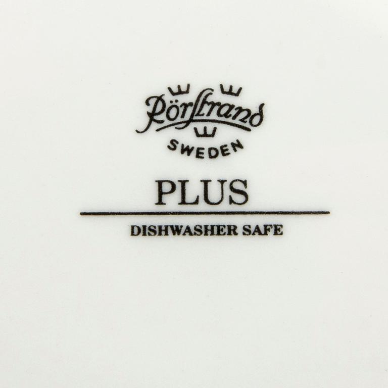 Inger Persson, servis 23 dlr "Plus", Rörstrand sent 1900-tal porslin.