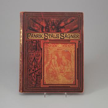 BÖCKER: 4 volymer, "Fänrik Ståls Sägner", 1883, 1886 och 1904.