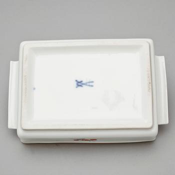 PARTI PORSLIN, 9 delar, Meissen, 1900-talets mitt / andra hälft.