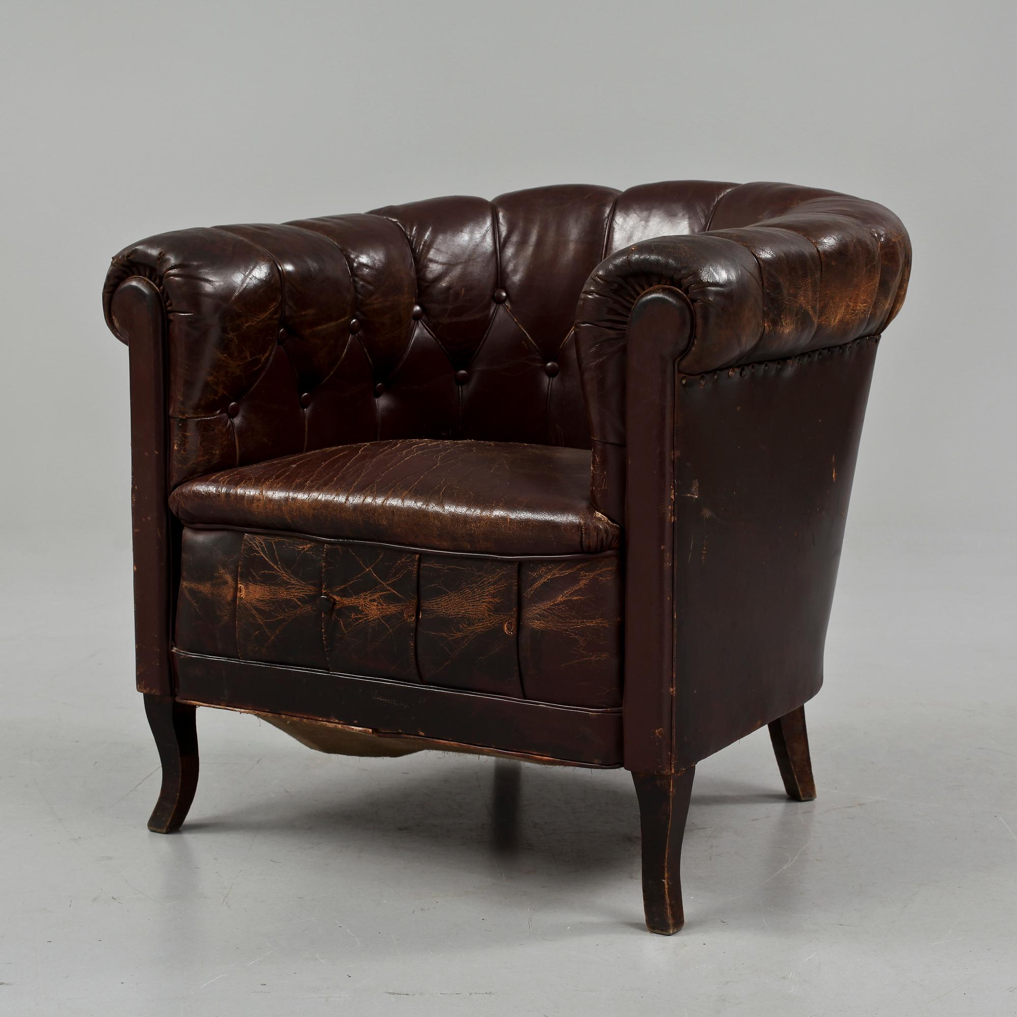 CLUBFÅTÖLJ, 1900-talets första hälft.