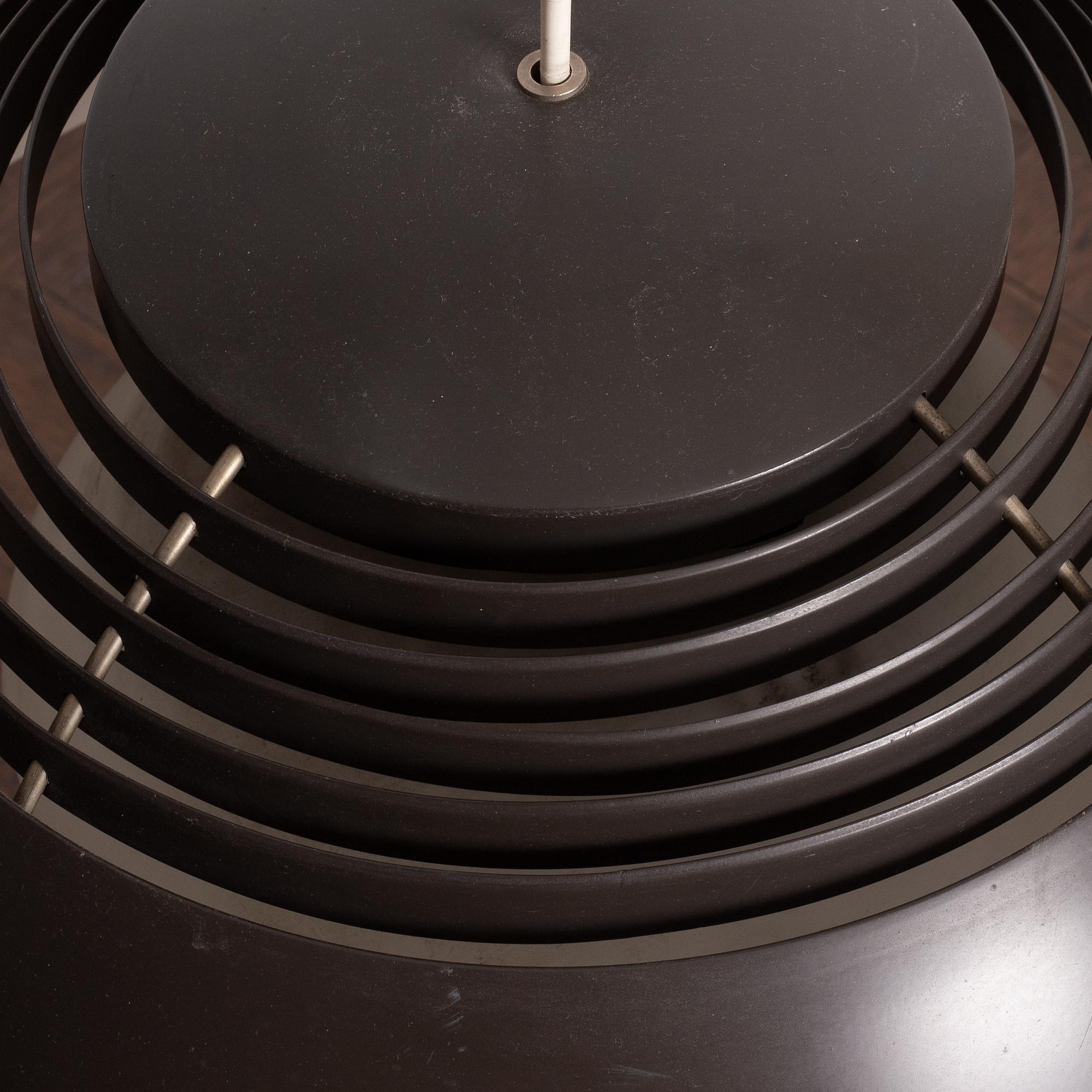 Arne Jacobsen, an 'AJ Royal Pendant' ceiling lamp, Louis Poulsen, Denmark.