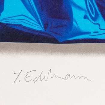 Yrjö Edelmann, lithograph in colours, 2001, signed EA LXXXII/C.