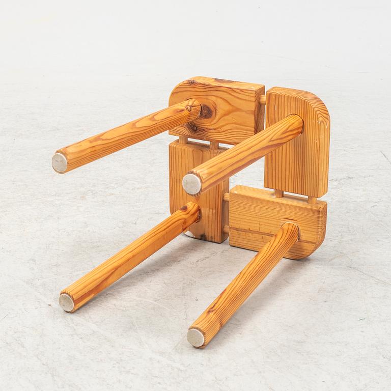 Olof Ottelin, attributed, stool, pine, second half of the 20th