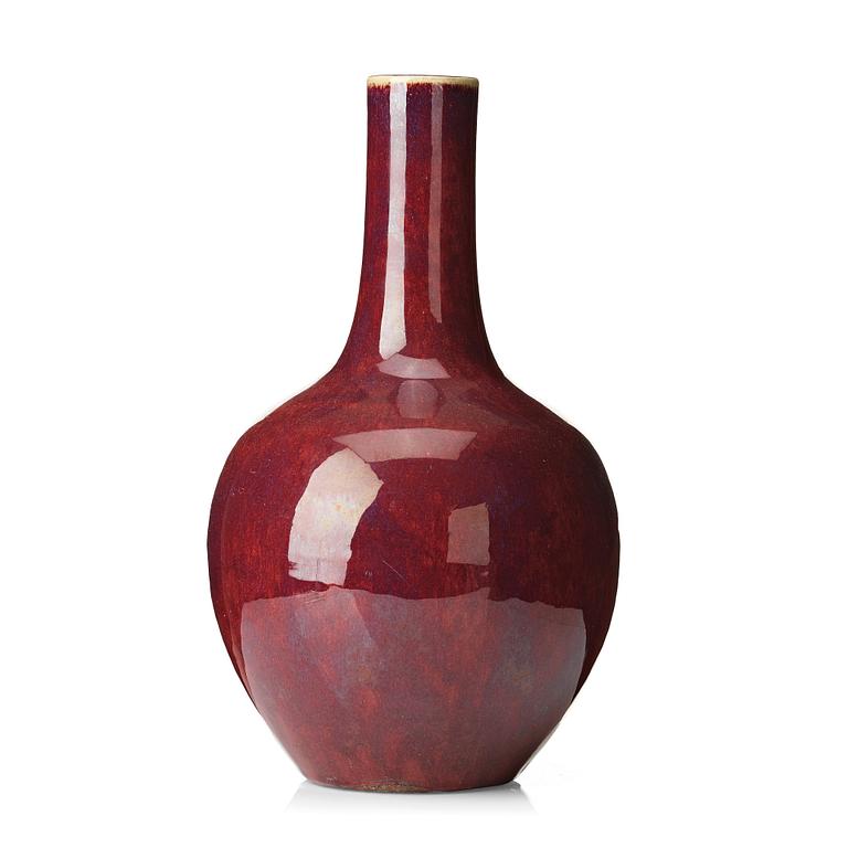 A  flambé glazed vase, Qingdynasty, 19th Century.