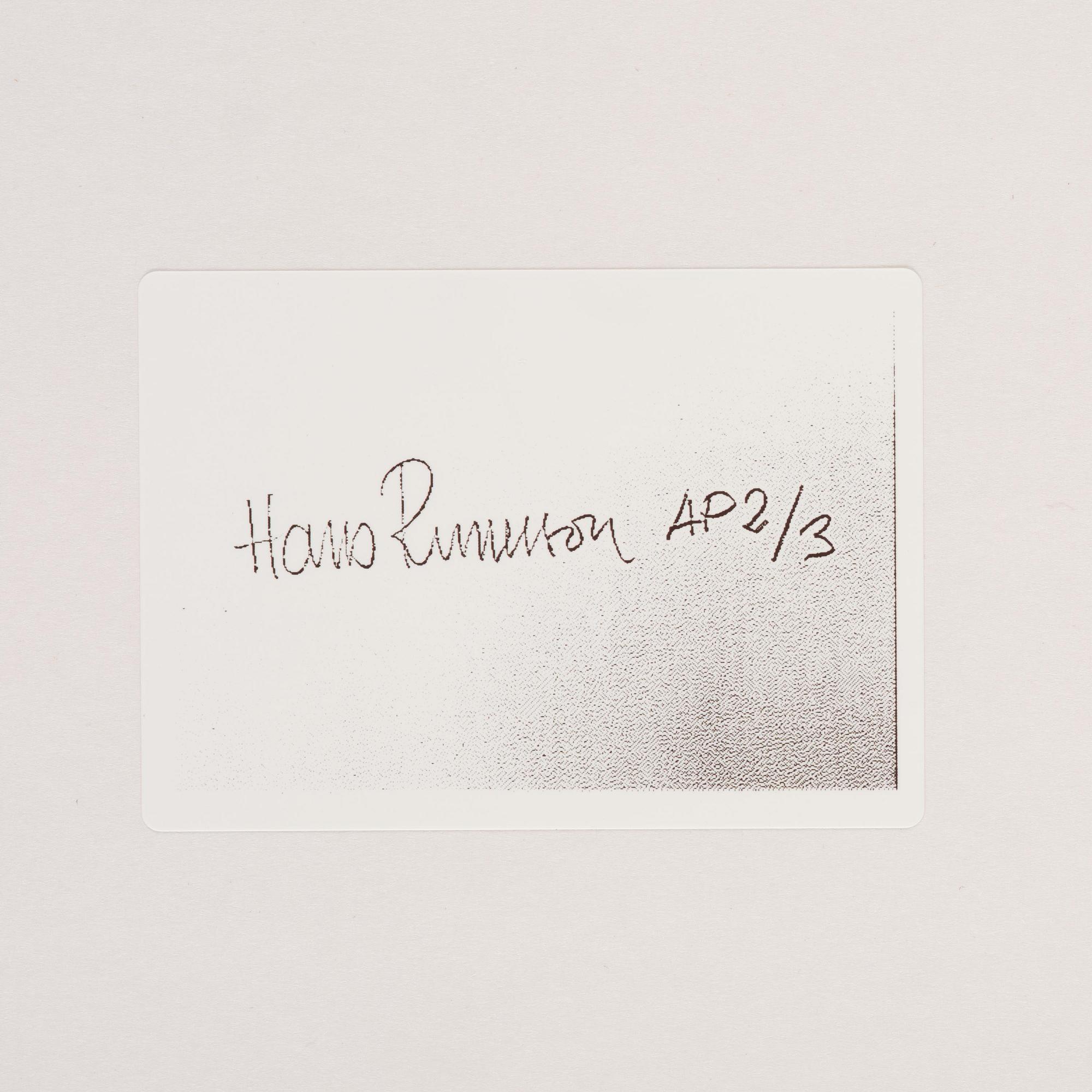 Hans Runesson, "Kvinnan med handväskan", 1985.