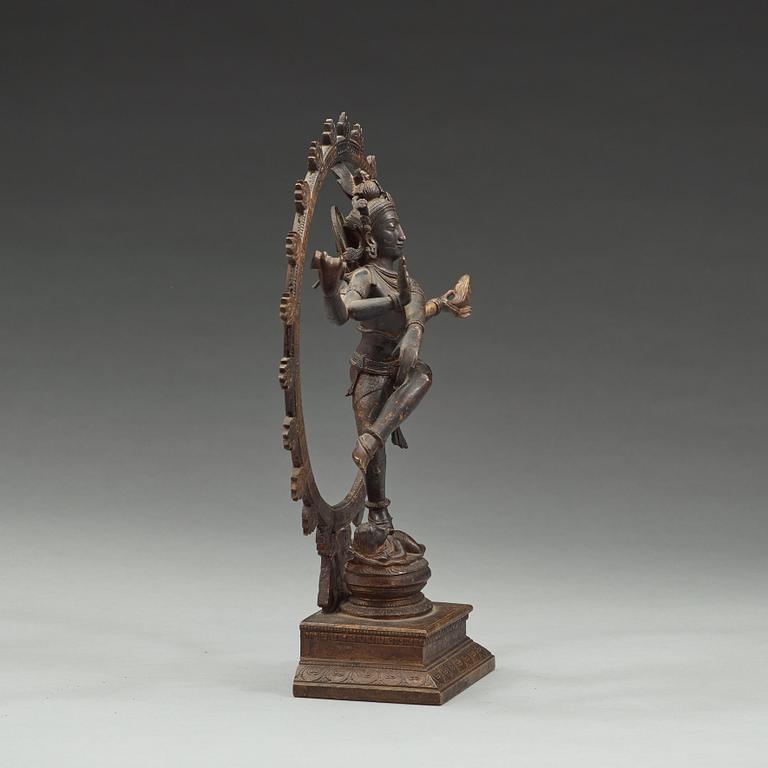 SKULPTUR, brons. Indien, tidigt 1900-tal.