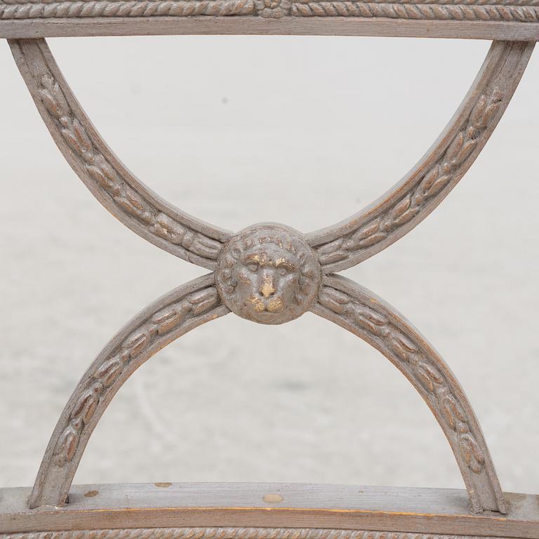 A late Gustavian chair by Erik Öhrmark (master in Stockholm 1777-1813).