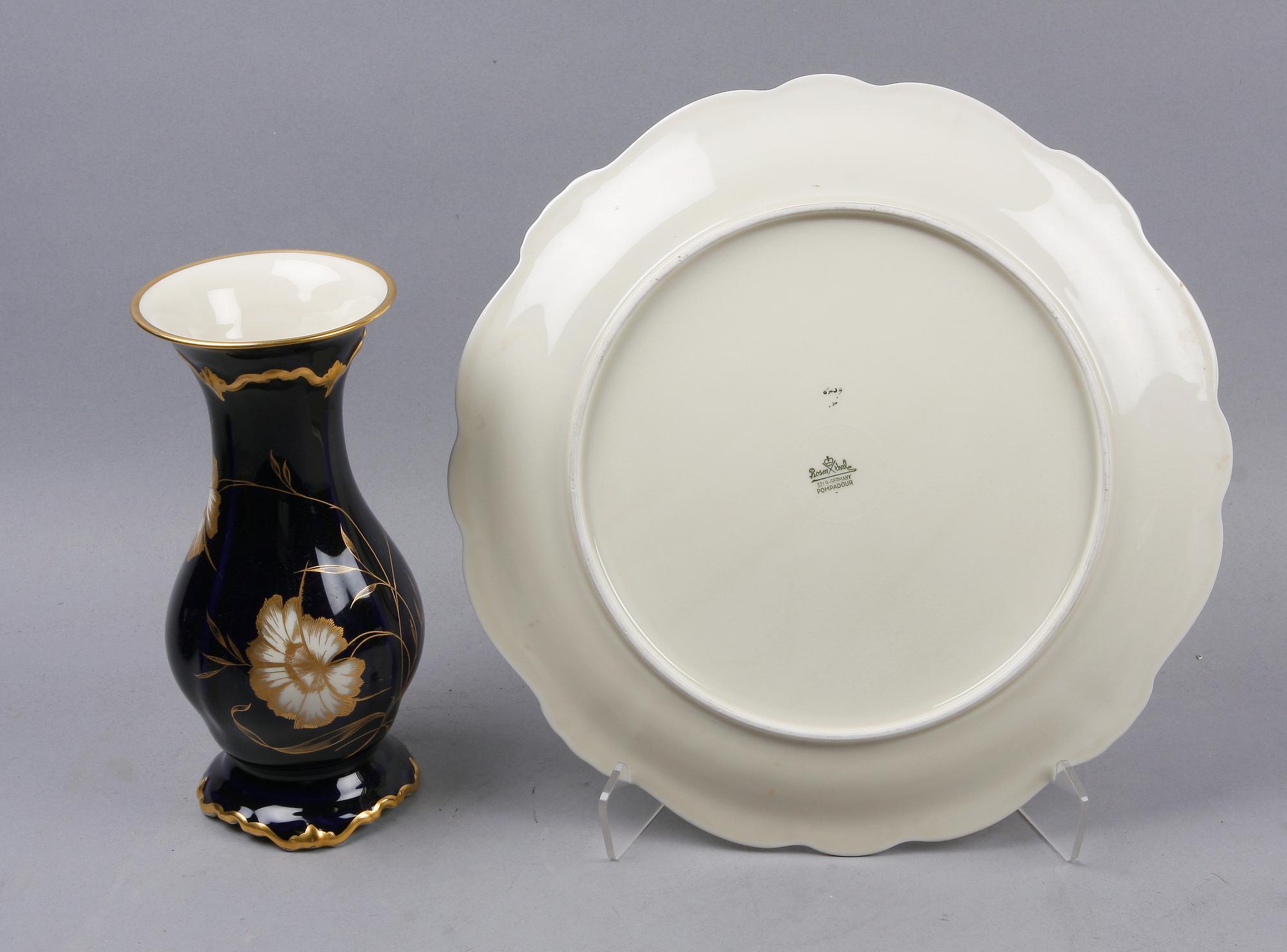 VAS samt FAT, porslin, "Pompadour", Rosenthal.
