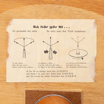 Albert Larsson, a  'Albert' table from Albert Larssons Möbelfabrik, Tibro, Sweden.