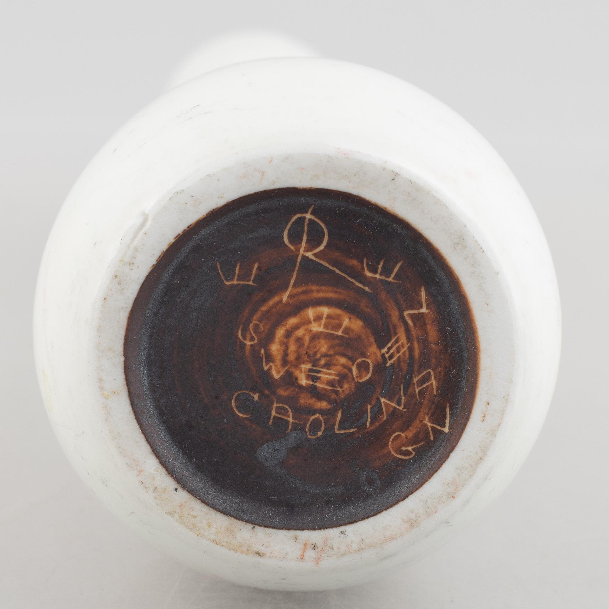 Gunnar Nylund, two vases, including 'Caolina', Rörstrand.