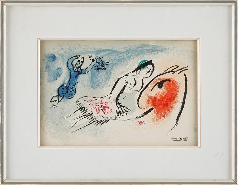 MARC CHAGALL, litografi, sign i trycket.