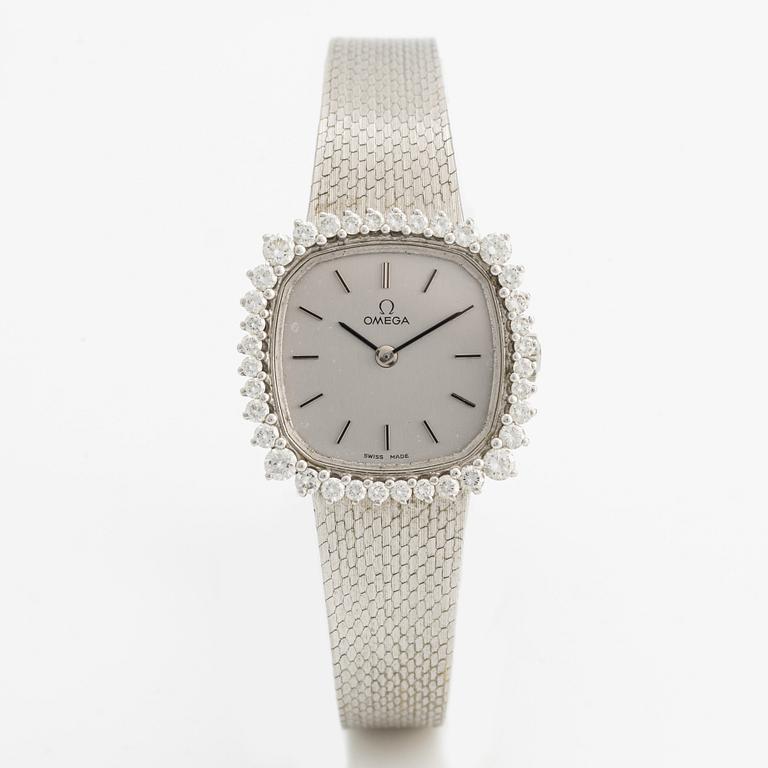 Omega, armbandsur, 24 x 24.