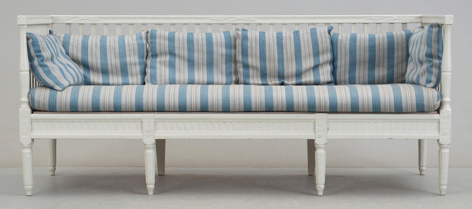SOFFA, gustaviansk, sent 1700-tal.