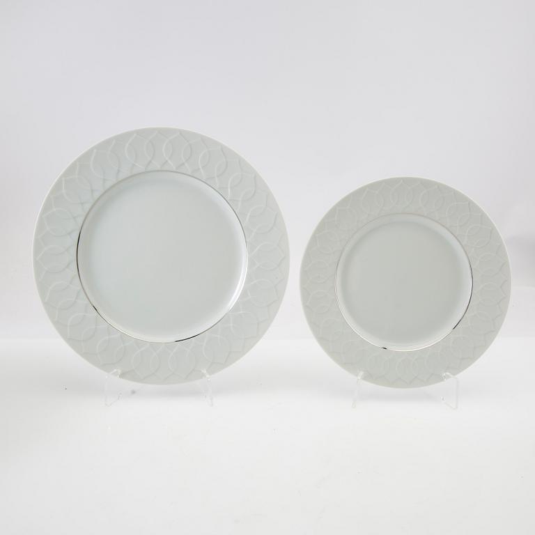 Service 51 pcs Rosenthal Studio Line, porcelain 1970s/80s.