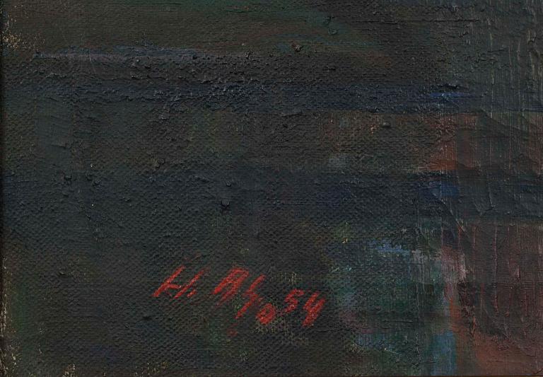 HERMAN AHO, olja på duk, sign. och dat. 54.