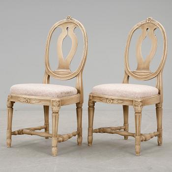 STOLAR, 2 st, snarlika, gustavianska, ca 1780.