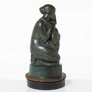 Olof Ahlberg, Mor och barn.