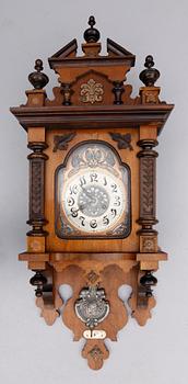 VÄGGPENDYL, sent 1800-tal.