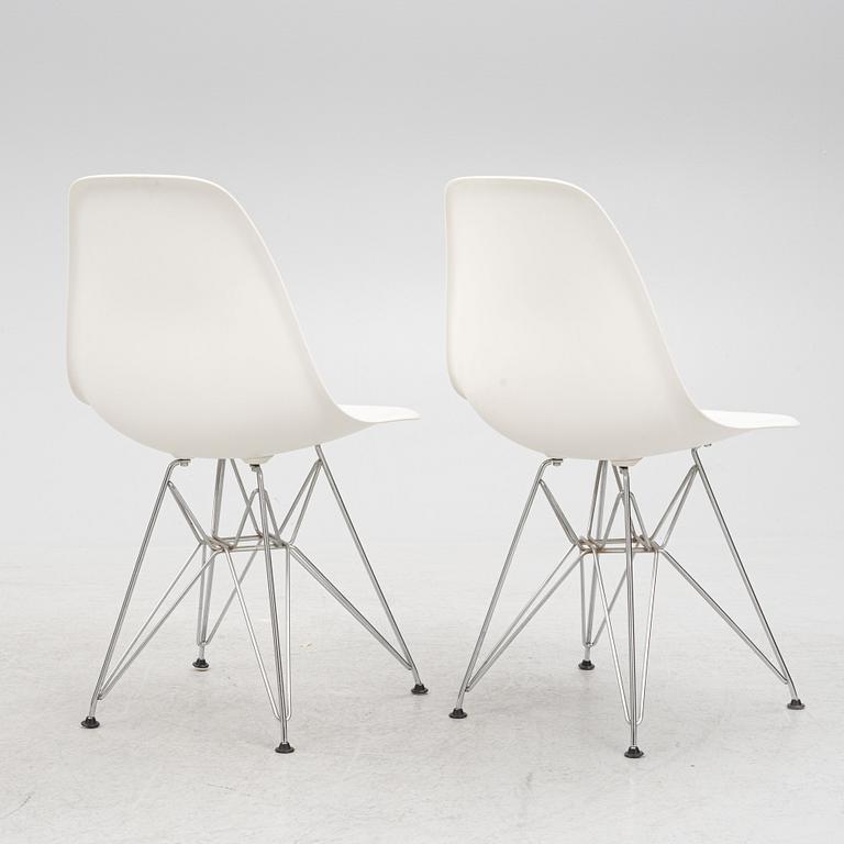 Charles & Ray Eames, a pair of Plastic DSR" chair, Vitra, 2007.