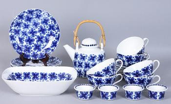 TESERVIS, 18 delar, porslin, "Mon Amie", Marianne Westman, Rörstrand.