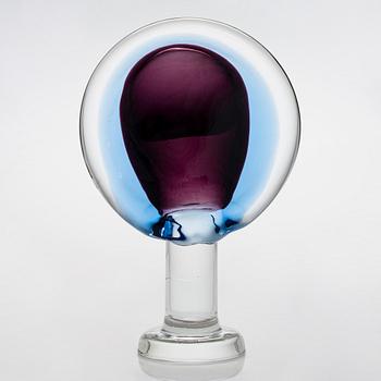 Oiva Toikka, glasskulptur, "Lollipop", signerad Oiva Toikka Nuutajärvi 2008 39/59.