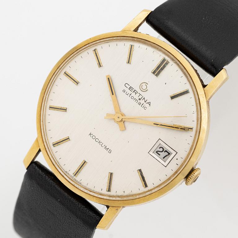Certina, armbandsur, "Kockums", 34 mm.