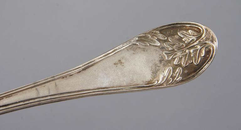 SKEDAR, 11 st, silver, bl a 1773, L Lampa, Stockholm.